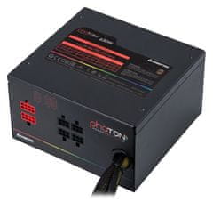 Chieftec napajalnik CTG-650C-RGB / Photon Series / 650W / 120mm ventilator / akt. PFC / modularni kabli / 80PLUS Bronze
