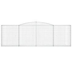 Vidaxl Obokane gabion košare 25kosa 400x30x120/140 cm pocinkano železo
