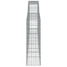 Vidaxl Obokane gabion košare 6 kosi 400x30x100/120 cm pocinkano železo