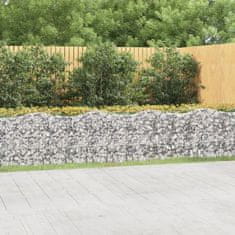 Vidaxl Obokana gabionska visoka greda 800x50x100 cm pocinkano železo