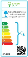 master LED Viseča svetilka 3xE27 za LED IP20 OTTO 