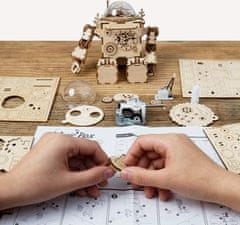 Robotime Rokr Shining 3D lesena sestavljanka Robot Orpheus (škatla igrač) 221 kosov