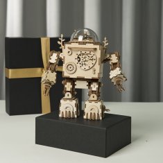 Robotime Rokr Shining 3D lesena sestavljanka Robot Orpheus (škatla igrač) 221 kosov