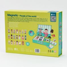 Classic world Magnetna sestavljanka Ljudje z vsega sveta 60 el.