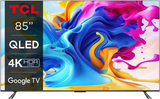 TCL 85C645 QLED 4K UHD televizor, Google TV