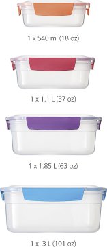 Joseph Joseph Posoda za shranjevanje Set Nest - Lock 4/1