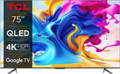 75C645 4K UHD QLED televizor, Smart TV