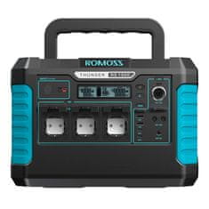 Romoss prenosna elektrarna romoss rs1500 thunder series, 1500w, 1328wh