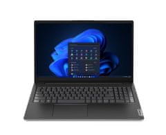 Lenovo V15 G3 prenosnik, i5-1235U, 16 GB, 512 GB, 39.6 cm, FHD, W11H, črna (82TT008QSC)