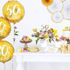 Moja zabava Balon Gold 50 let