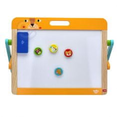 Tooky Toy Izobraževalna magnetna tabla 2 v 1 za otroke Magneti goba 6 el.