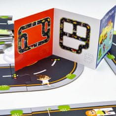 Tooky Toy  Sestavljanka za avtoceste + vozila, avtomobili, prometni znaki