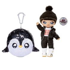 MGA Na! Na! Na! Presenečenje Sparkle - lutka Andre Avalanche in pingvin v konfetnem balonu Serija Sequin Pom