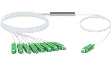 Ubiquiti UFiber Splitter 8 - 1:8 optični delilnik, 1260-1650 nm, SC/APC priključki, dolžina 1,5 m