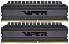 Patriot Viper 4 Blackout 8GB DDR4 3000 MHz / DIMM / CL16 / toplotni ščit / KIT 2x 4GB