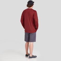 NRS Moška majica H2Core Silkweight, UV50+, dolg rokav, Vino, S