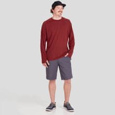 NRS Moška majica H2Core Silkweight, UV50+, dolg rokav, Vino, S
