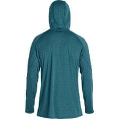 NRS Moška majica s kapuco/hoodie H2Core Silkweight, UV50+, Mediterraneo, XL