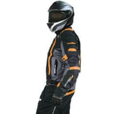 Cappa Racing Moto jakna AREZZO tekstil črno/oranžna 5XL