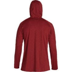 NRS Moška majica s kapuco/hoodie H2Core Silkweight, UV50+, Vino, S