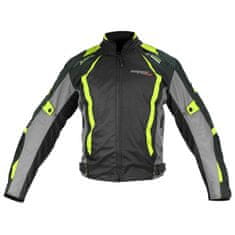 Cappa Racing Moto jakna AREZZO tekstil črno/zelena 4XL