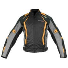 Cappa Racing Moto jakna AREZZO tekstil črno/oranžna XL