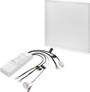 Emos LED plošča PROFI PLUS 60×60, kvadratna vgradna, 40W, nevtralno bela, za nujne primere