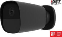 iGET SECURITY EP26 Black - Baterijsko napajana kamera WiFi FullHD, IP65, samostojna in za alarm M5-4G in M4, CZ
