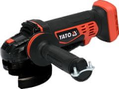 YATO Kotni brusilnik AKU 125 mm 18V 10000 vrt/min (brez baterije)