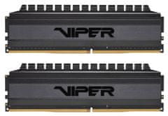 Patriot Viper 4 Blackout 16GB DDR4 3600 MHz / DIMM / CL18 / toplotna zaščita / KIT 2x 8GB
