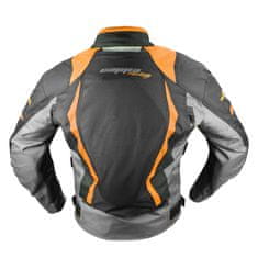 Cappa Racing Moto jakna AREZZO tekstil črno/oranžna L