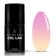 Juliana Nails Gel Lak Peach ali Pink termo oranžna roza No.626 6ml