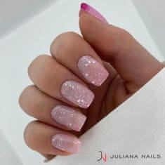 Juliana Nails Gel Lak Pink Sensation termo bleščeče roza No.627 6ml