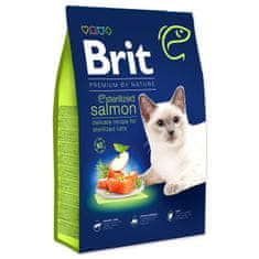 Brit BRIT Premium by Nature Cat Sterilized Salmon 8 kg