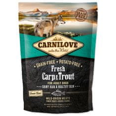 Carnilove CARNILOVE Fresh Carp & Trout Shiny Hair & Healthy Skin for Adult dogs 1,5 kg