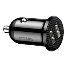 BASEUS Grain Pro avto polnilec 2x USB 4.8A, črna