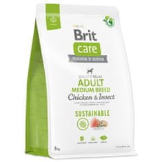 Brit BRIT Care Dog Sustainable Adult Medium Breed 3 kg
