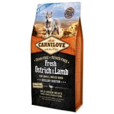 Carnilove CARNILOVE Fresh Ostrich & Lamb Excellent Digestion for Small Breed Dogs 6 kg