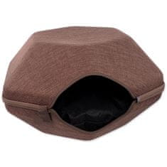 Magic cat Šesterokotna postelja rjava 53 cm 1 kos