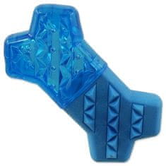 Dog Fantasy Hračka DOG FANTASY Kost chladící modrá 13,5x7,4x3,8cm 1 ks