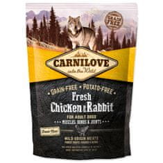 Carnilove CARNILOVE Fresh Chicken & Rabbit Muscles, Bones & Joints for Adult dogs 1,5 kg