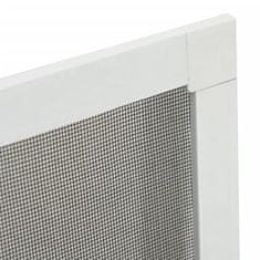 Vidaxl Komarnik za okna bel 100x120 cm
