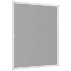 Vidaxl Komarnik za okna bel 100x120 cm