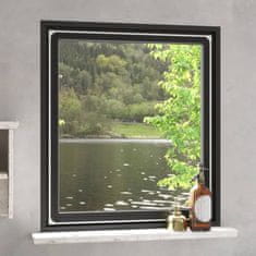 Vidaxl Magnetni komarnik za okna bel 130x150 cm