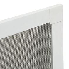Vidaxl Komarnik za okna bel 80x100 cm