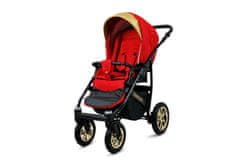Babylux Gold Lux Scarlet | 2v1 Kombinirani Voziček kompleti | Otroški voziček + Carrycot