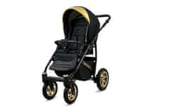 Babylux Gold Lux Onyx | 2v1 Kombinirani Voziček kompleti | Otroški voziček + Carrycot