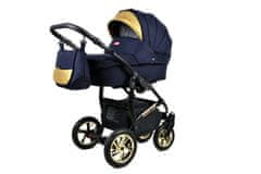 Babylux Gold Lux Shell | 2v1 Kombinirani Voziček kompleti | Otroški voziček + Carrycot