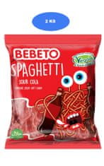 Bebeto  kisli žele špageti Cola 80g (2 kos)