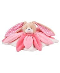 Doudou Darilni set - plišasta krastača zajček roza 28 cm